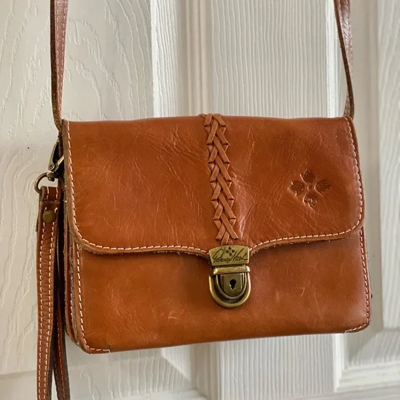 Patricia Nash Bianco leather women’s crossbody bag excellent condition - Picture 9 of 10